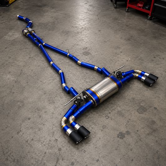 Titanium Valved Cat-Back Exhaust for BMW G30/G38 5 Series B48/B58