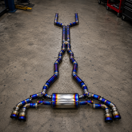 Titanium Valved Cat-Back Exhaust for BMW F10/F90 M5 S63
