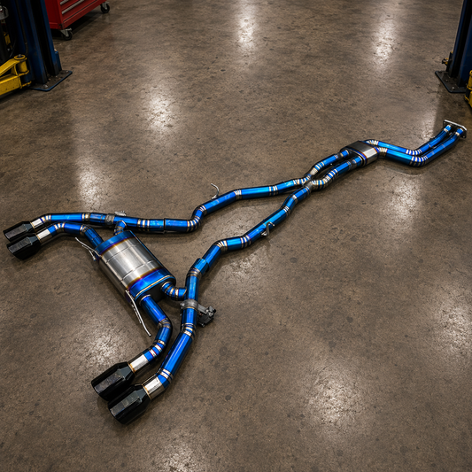 Titanium Valved Cat-Back Exhaust for BMW F97 X3M & F98 X4M