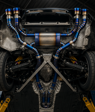 Titanium Valved Cat-Back Exhaust for BMW F97 X3M & F98 X4M