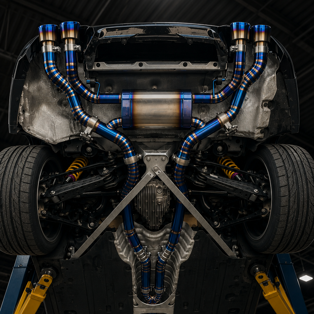 Titanium Valved Cat-Back Exhaust for BMW F97 X3M & F98 X4M