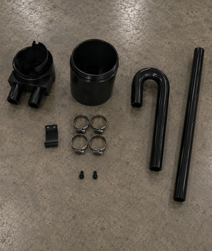 VTK Performance N54 Dual Baffled Oil Catch Can Kit for BMW 135i, 335i & 535i