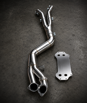 VTK Stainless Steel 4.5" Single Mid Pipe BMW G87 M2, G80 M3, G82/G83 M4
