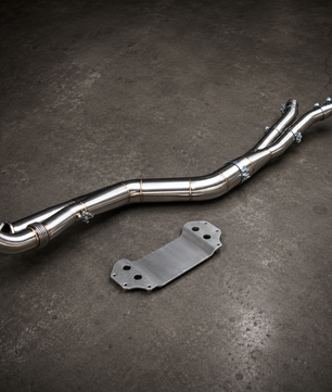 VTK Stainless Steel 4.5" Single Mid Pipe BMW G87 M2, G80 M3, G82/G83 M4
