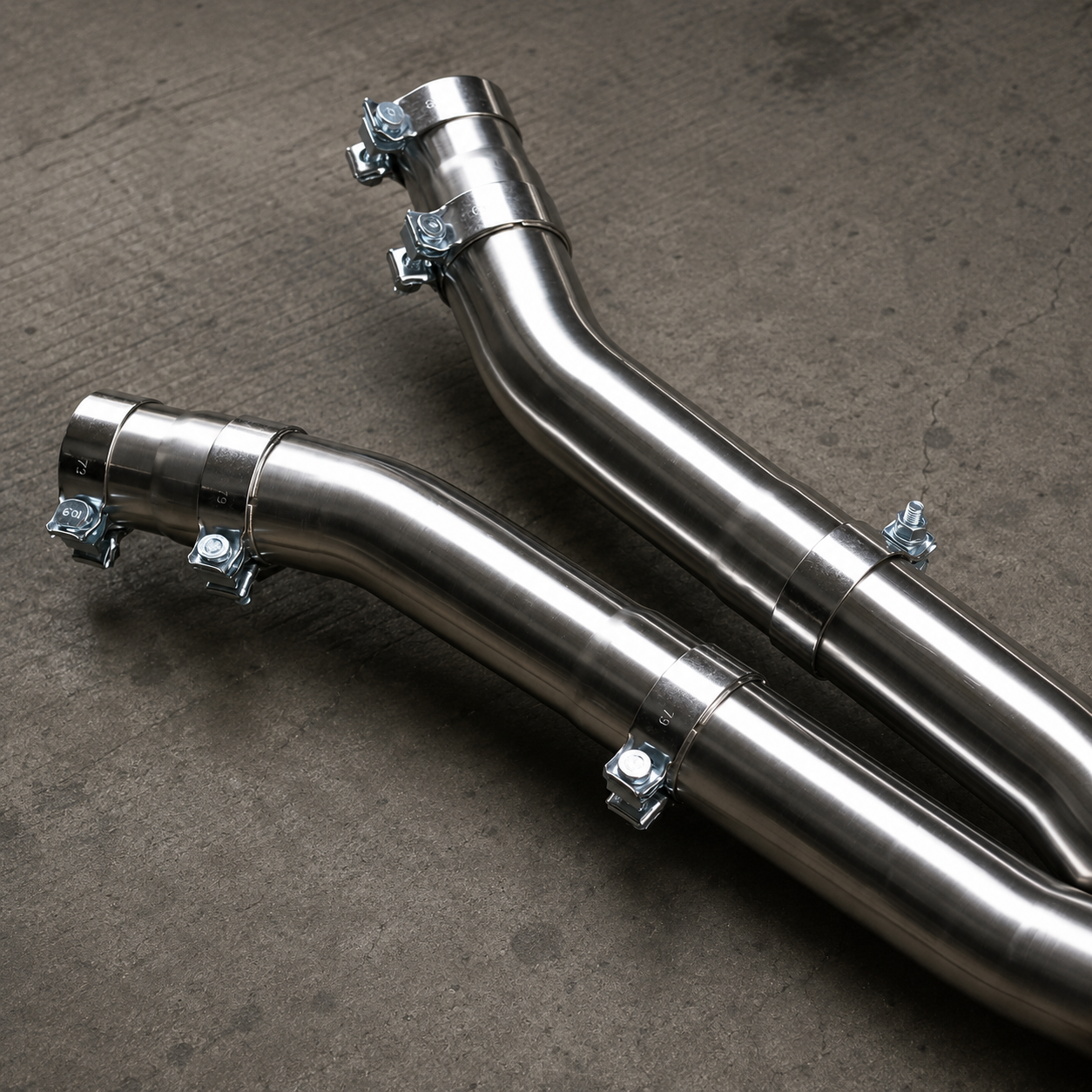 VTK Stainless Steel 4.5" Single Mid Pipe BMW G87 M2, G80 M3, G82/G83 M4