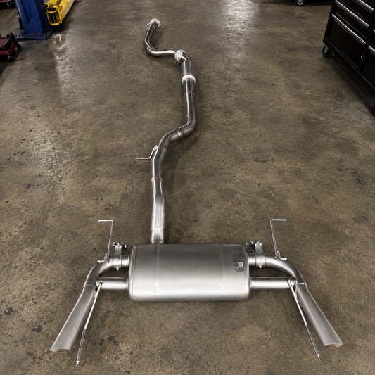 VTK Performance 304 Stainless Steel Valved Axleback Exhaust for Cadillac CT4 350T