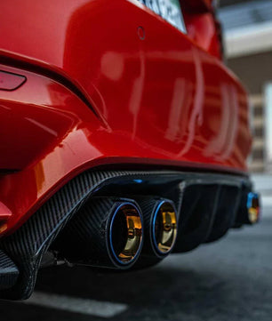 MP Style Carbon Fiber Dual Exhaust Tip