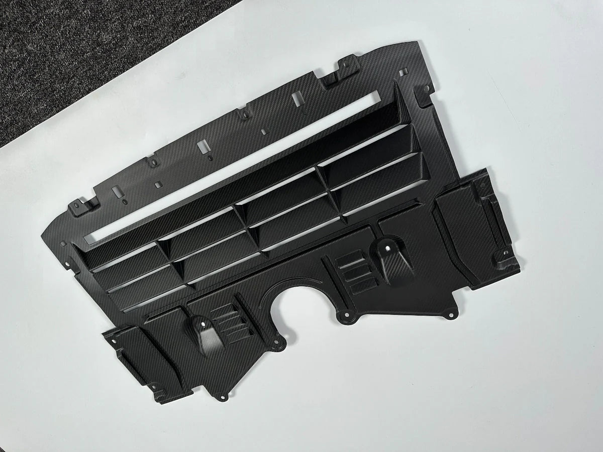 VTK Performance Carbon Fiber Oil Cooler Skid Plate Guard for BMW G80 M3, G82 M4, G87 M2