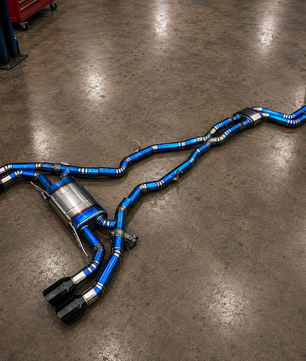 Titanium Valved Cat-Back Exhaust for BMW F97 X3M & F98 X4M