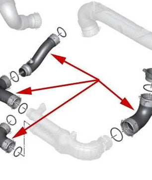 VTK Performance S58 Aluminum Charge Pipe Kit for BMW G80 M3, G82 M4, G87 M2, X3M & X4M