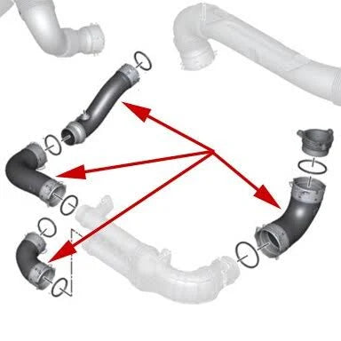 VTK Performance S58 Aluminum Charge Pipe Kit for BMW G80 M3, G82 M4, G87 M2, X3M & X4M