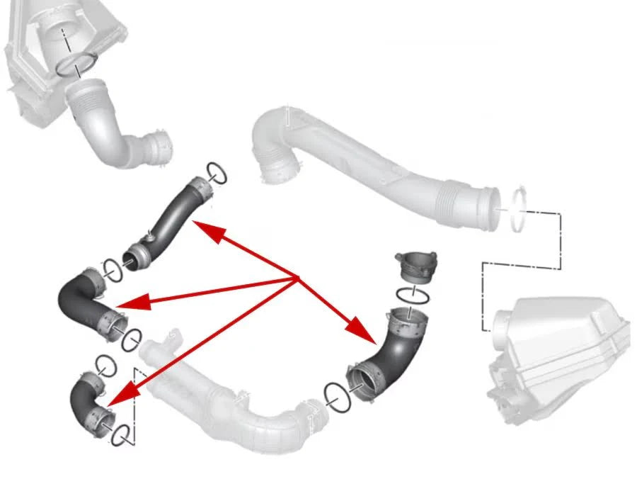 VTK Performance S58 Aluminum Charge Pipe Kit for BMW G80 M3, G82 M4, G87 M2, X3M & X4M
